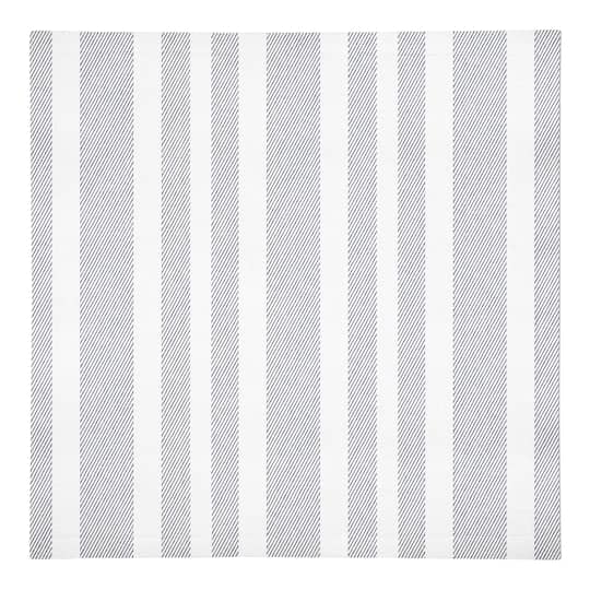 Textured Blue Stripes 10" x 10" Cotton Twill Napkin